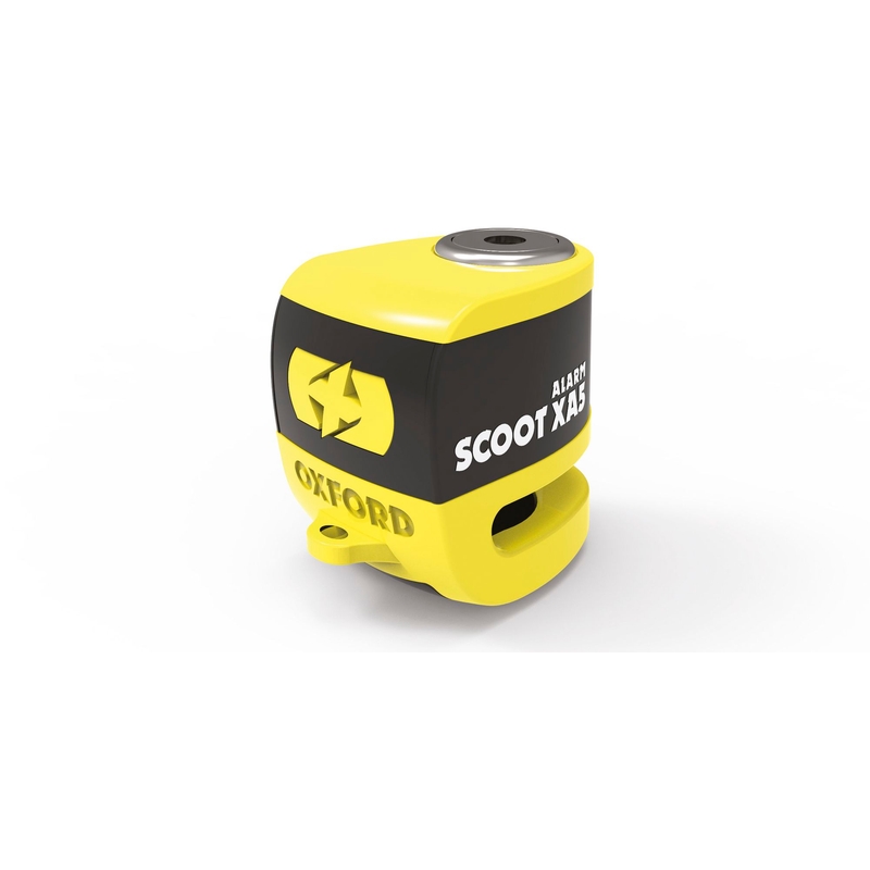 Zámek kotoučové brzdy Oxford Scoot XA5 žluto-černý