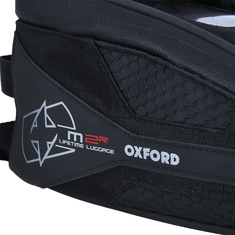 Säiliölaukku moottoripyörälle Oxford M2R musta
