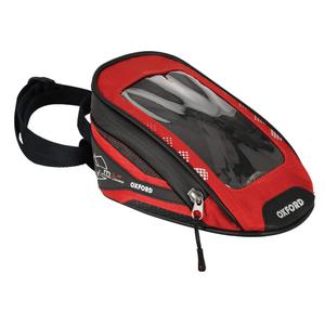 Säiliölaukku moottoripyörälle Oxford M1R Micro musta-punainen