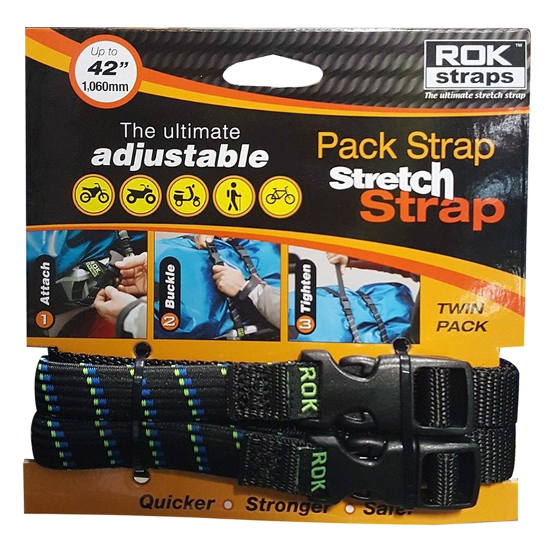 Popruhy Oxford ROK straps MD černo-modro-zelené