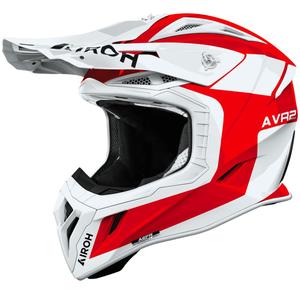 Motocross kypärä Airoh Aviator ACE 2 Iron kiiltävä punainen