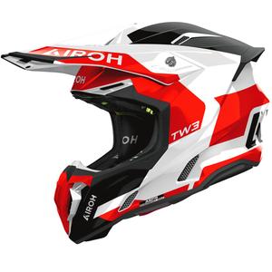 Motocross kypärä Airoh Twist 3 Fancy kiiltävä punainen