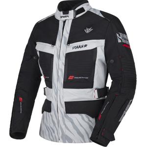 Naisten RSA Dakar 2 musta-harmaa-punainen moottoripyöräily takki