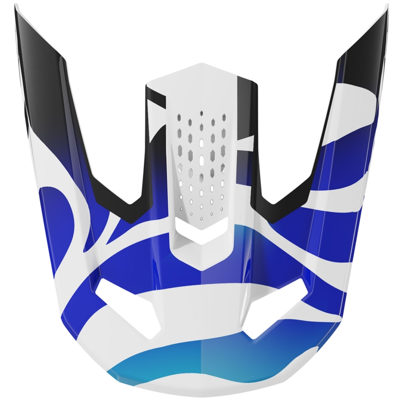 Kypärän visiiri Shot Speed Ghostille kiiltävä sininen