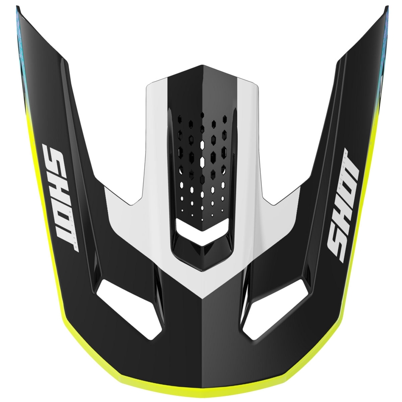 Kypärän visiiri Shot Speed Hybrid kiiltävä fluo-keltainen