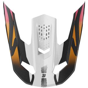 Kypärän visiiri Shot Speed Wave pearl musta ja valkoinen