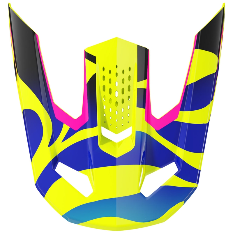 Lasten kypärä visiiri Shot Speed Ghost Kiiltävä Fluo Keltainen