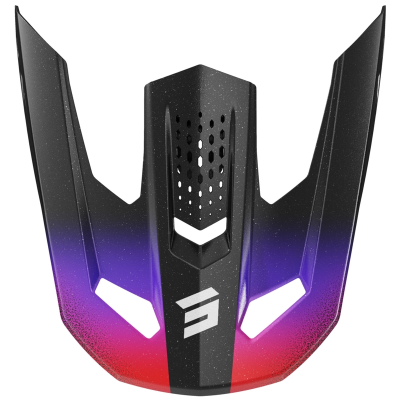 Kypärävisiiri lasten kypärille Shot Speed Olymp helmiäisviiri violetti