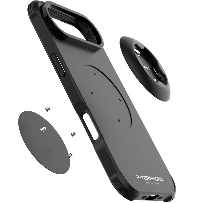 Puhelinkotelo Interphone QUIKLOX Tetraforce-Apple iPhone 17 Air musta