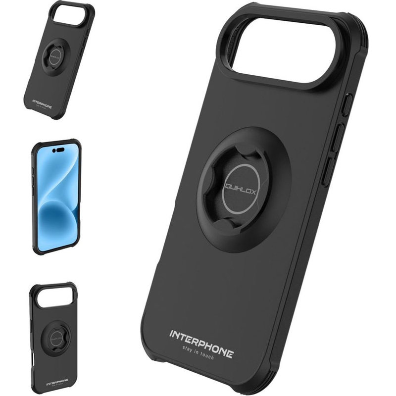 Puhelinkotelo Interphone QUIKLOX Tetraforce-Apple iPhone 17 Air musta