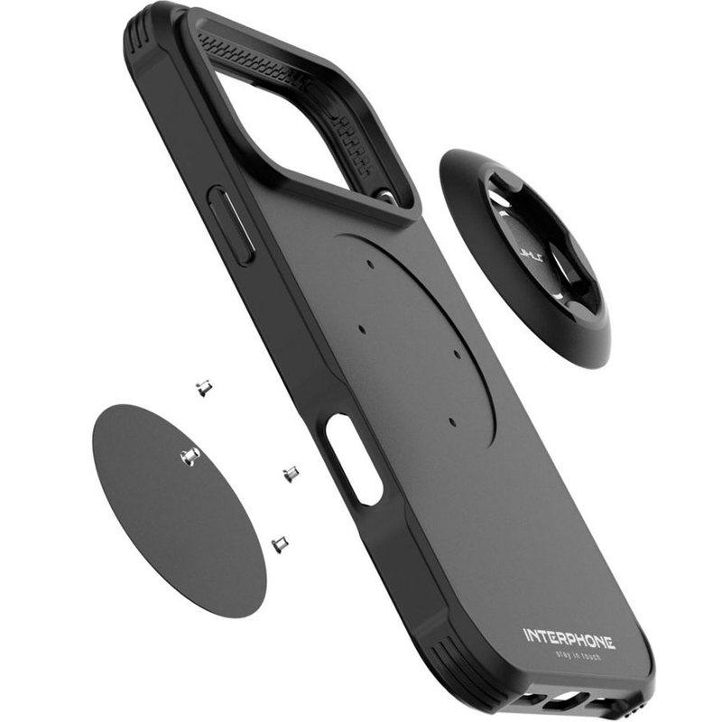Puhelinkotelo Interphone QUIKLOX Tetraforce-Apple iPhone 17 Pro Max musta