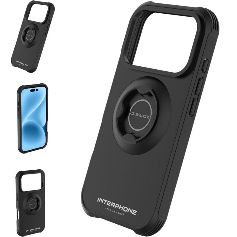Puhelinkotelo Interphone QUIKLOX Tetraforce-Apple iPhone 17 Pro Max musta