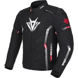 Moottoripyörätakki RSA Rider musta-valko-punainen