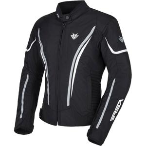 Naisten RSA Wasp Musta-harmaa-valkoinen moottoripyöräily takki