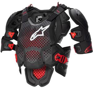 Alpinestars A-10 2 musta-antrasiitti-punainen vartalonsuojain