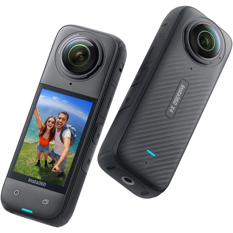 Insta360 X4 Moottoripyöräpaketti Toimintakamera Musta