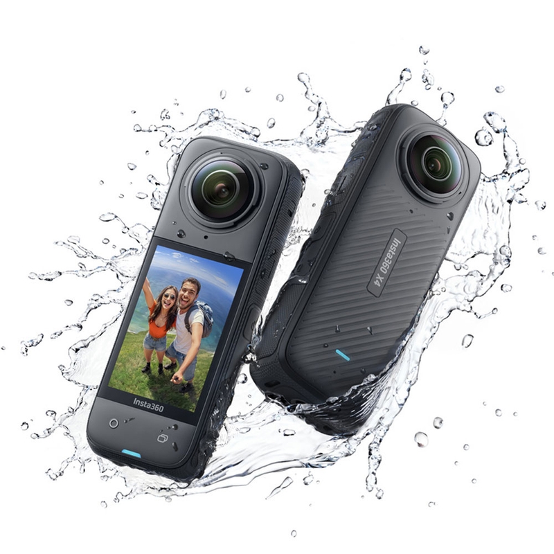 Insta360 X4 Moottoripyöräpaketti Toimintakamera Musta