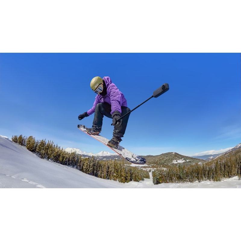 Insta360 X4 Moottoripyöräpaketti Toimintakamera Musta