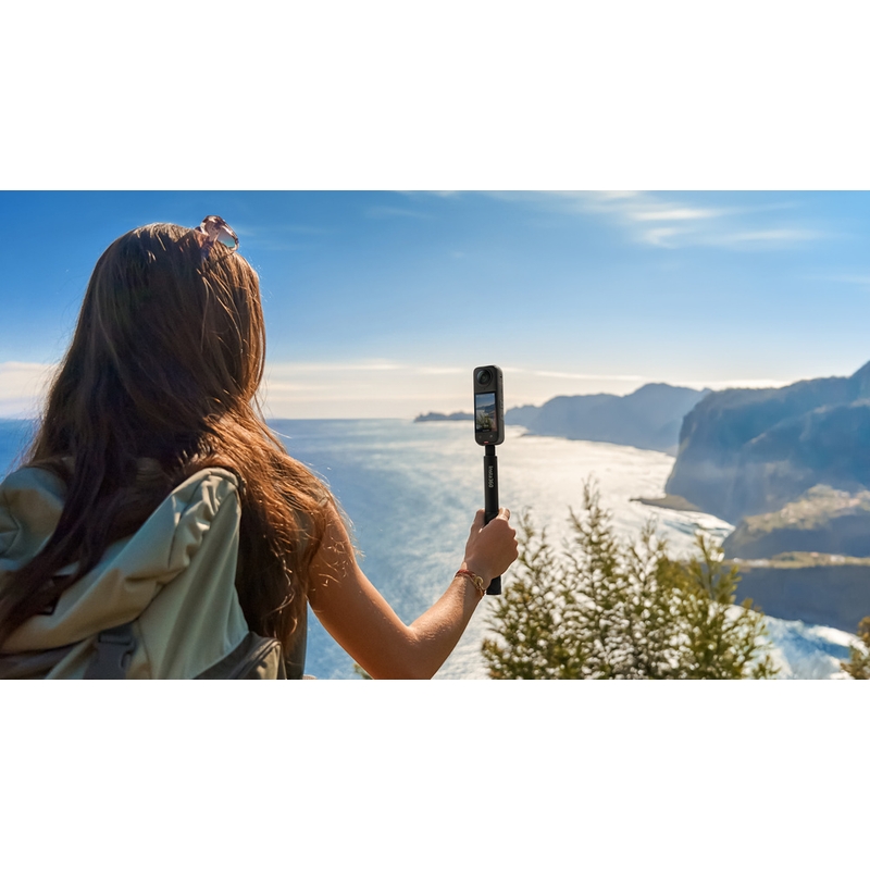 Insta360 X4 Moottoripyöräpaketti Toimintakamera Musta