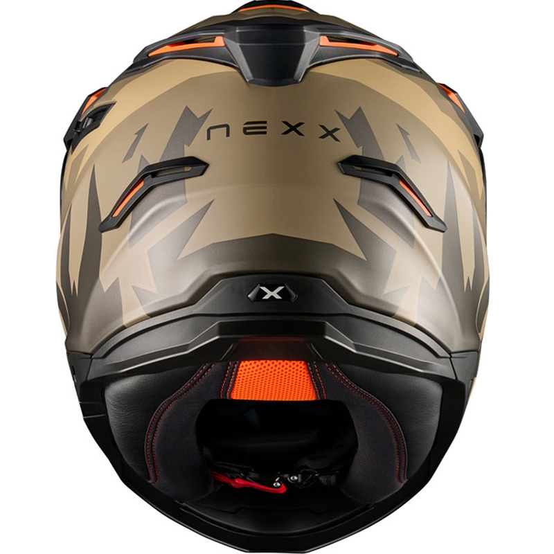 Enduro-moottoripyöräilykypärä NEXX Y.TRAVL Primal matta hiekanharmaa