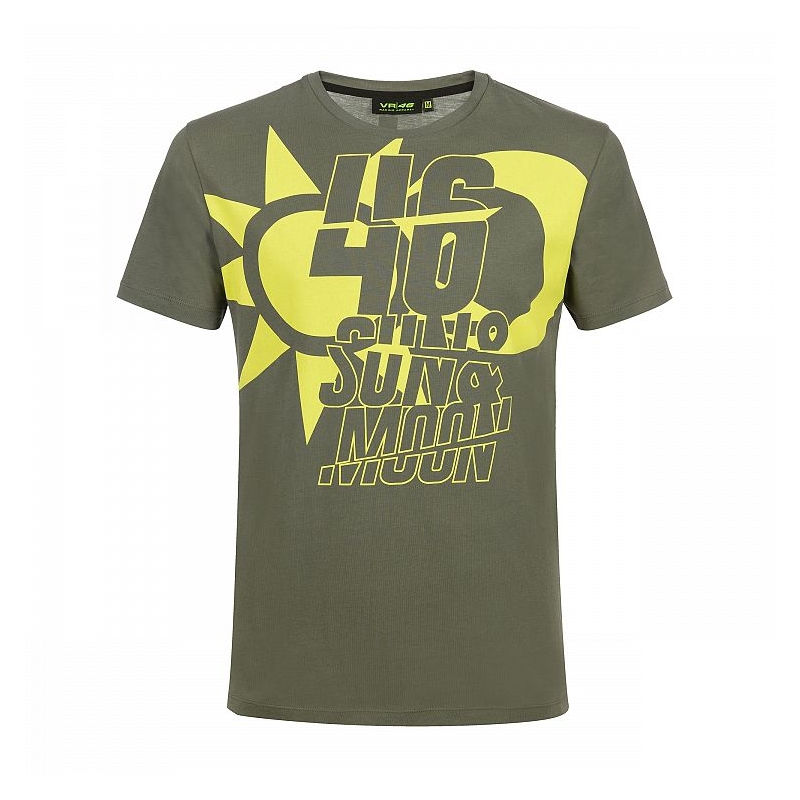 Triko VR46 Valentino Rossi SUN AND MOON khaki