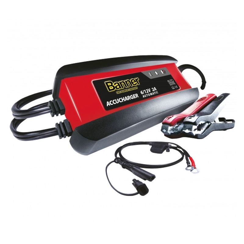 Banner Accucharger 2A akkulaturi 6/12V akuille