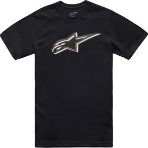 T-paita Alpinestars Ageless Shadow CSF musta ja valkoinen