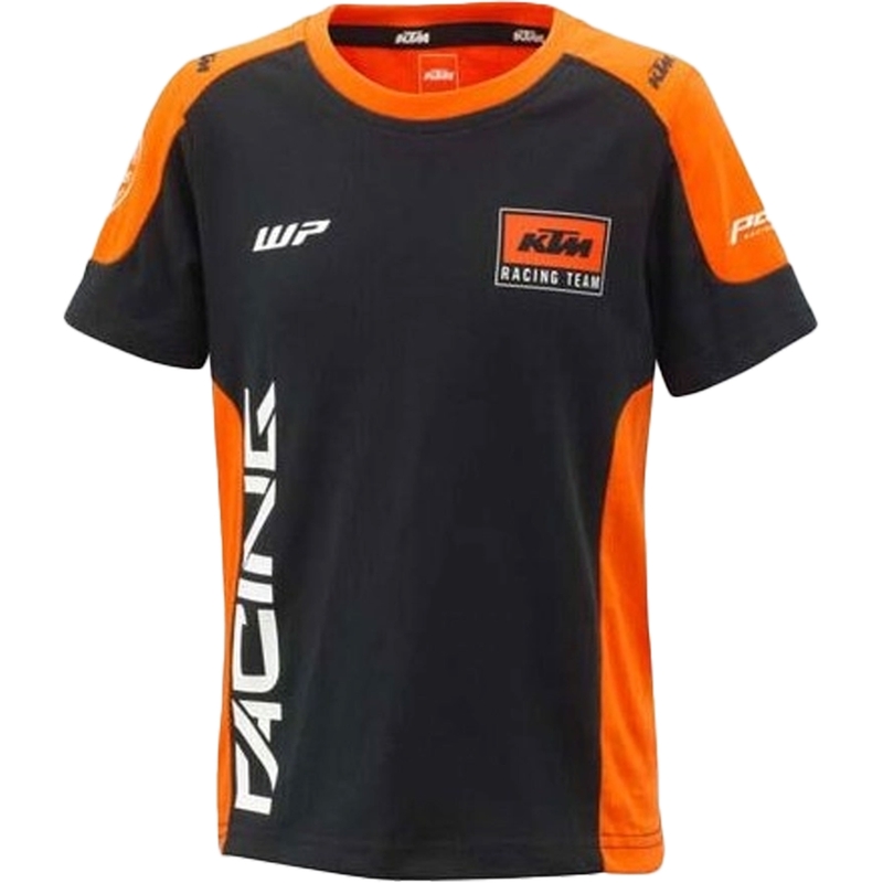 Lasten T-paita KTM Team musta-oranssi