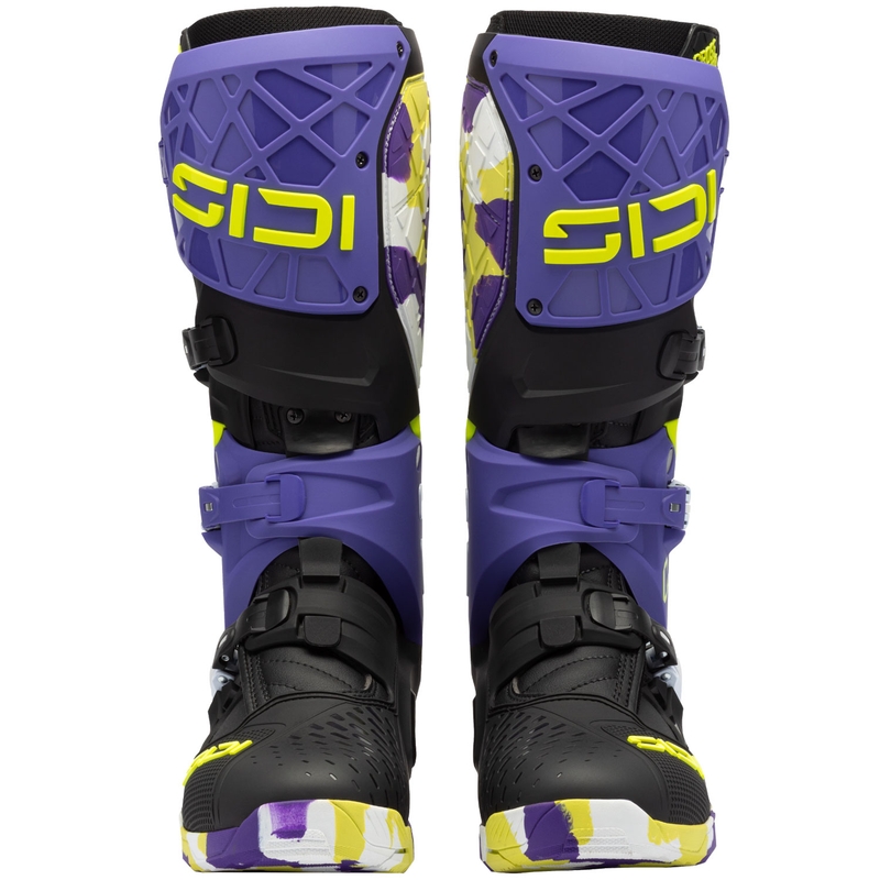 SiDi Crossair X moottoripyöräsaappaat musta ja violetti