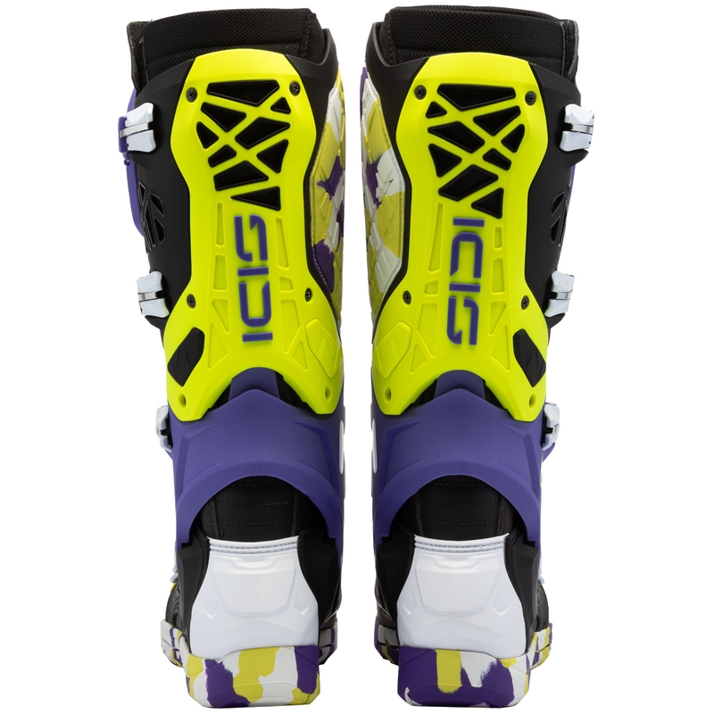 SiDi Crossair X moottoripyöräsaappaat musta ja violetti