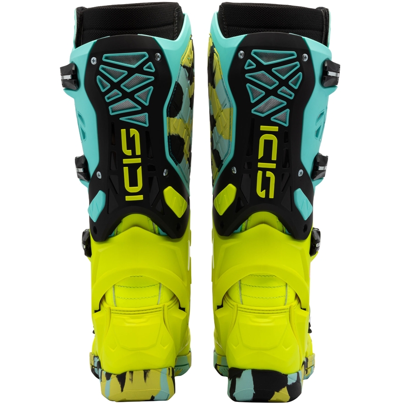 SiDi Crossair X minttu-keltaiset moottoripyöräsaappaat