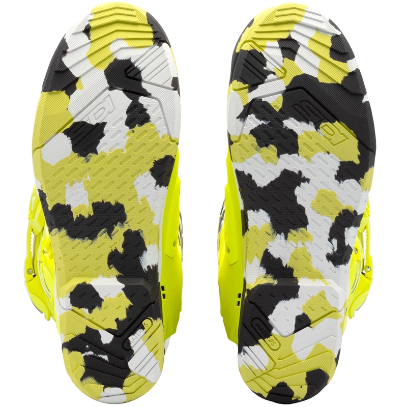 SiDi Crossair X RACR001 musta-fluo-keltaiset moottoripyöräsaappaat