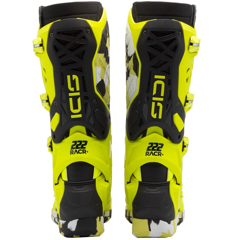 SiDi Crossair X RACR001 musta-fluo-keltaiset moottoripyöräsaappaat