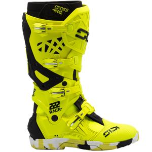 SiDi Crossair X RACR001 musta-fluo-keltaiset moottoripyöräsaappaat