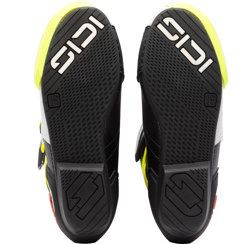 Moottoripyöräsaappaat SiDi MAG 2 Air fluo keltainen-fluo koralli