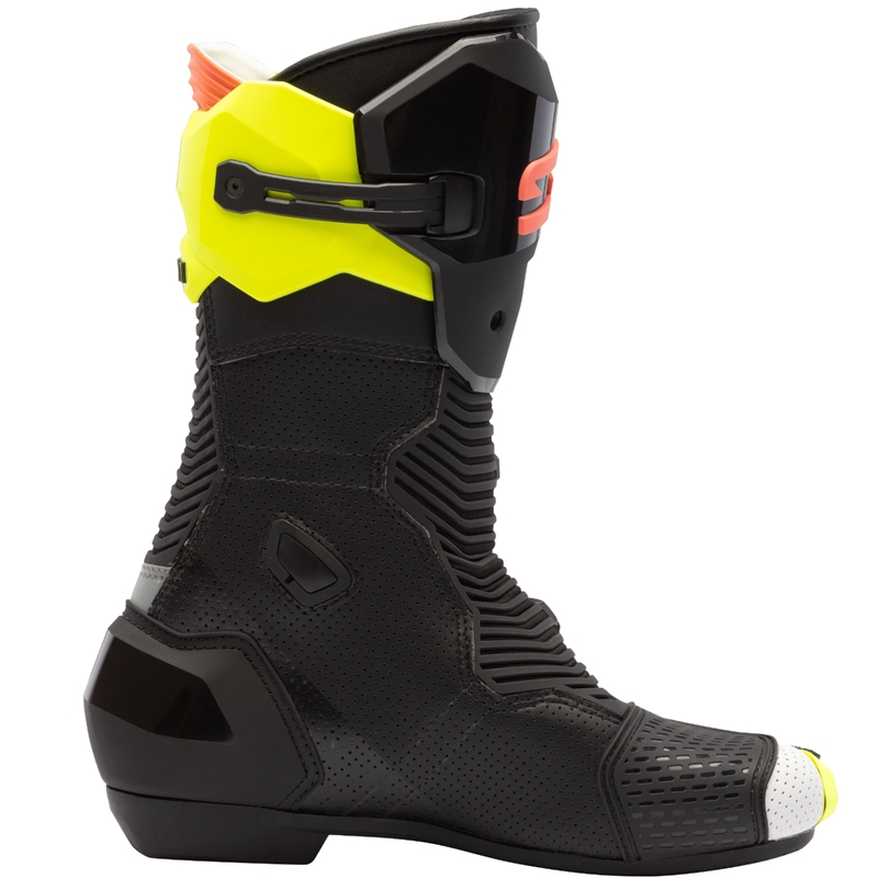 Moottoripyöräsaappaat SiDi MAG 2 Air fluo keltainen-fluo koralli