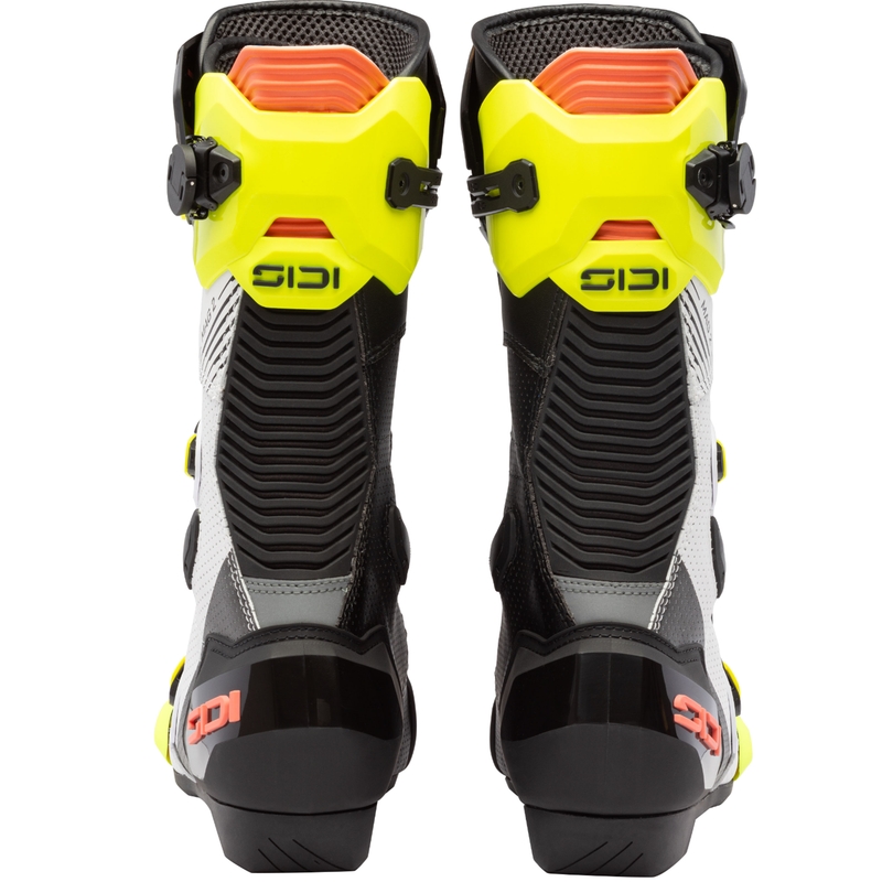 Moottoripyöräsaappaat SiDi MAG 2 Air fluo keltainen-fluo koralli