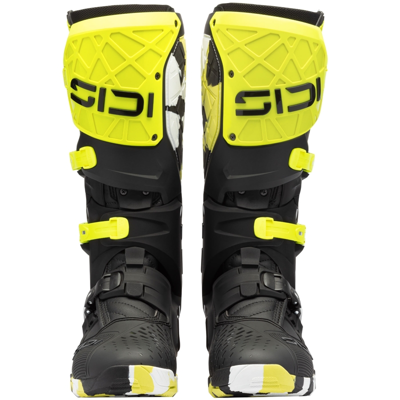 Moottoripyöräsaappaat SiDi Crossair X RACR002 fluo keltainen-musta