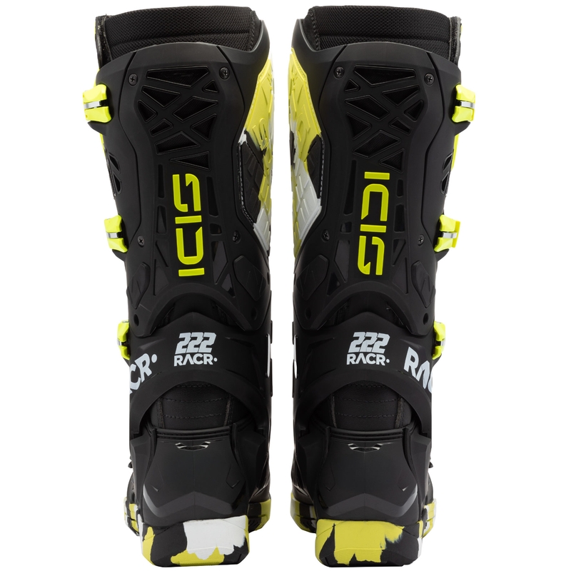 Moottoripyöräsaappaat SiDi Crossair X RACR002 fluo keltainen-musta