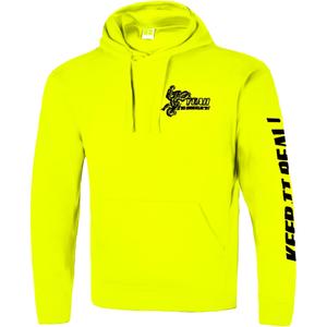Miesten huppari Catch me if you can fluo keltainen
