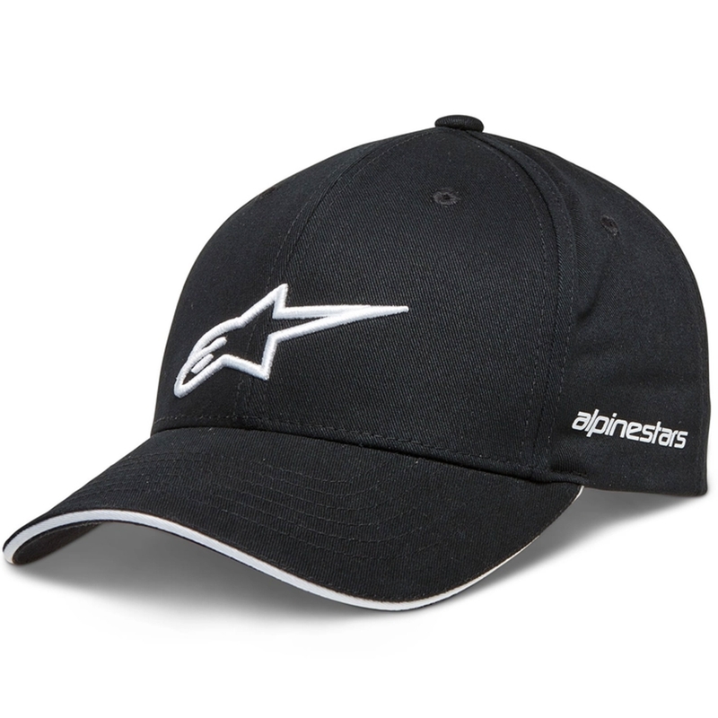 Alpinestars Rostrum hattu musta ja valkoinen