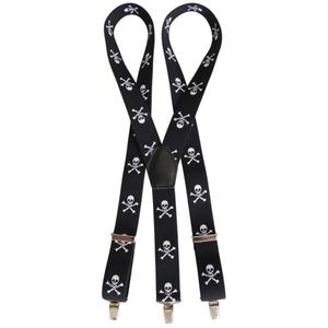 Sukkanauhat, joissa on pääkallokuvio