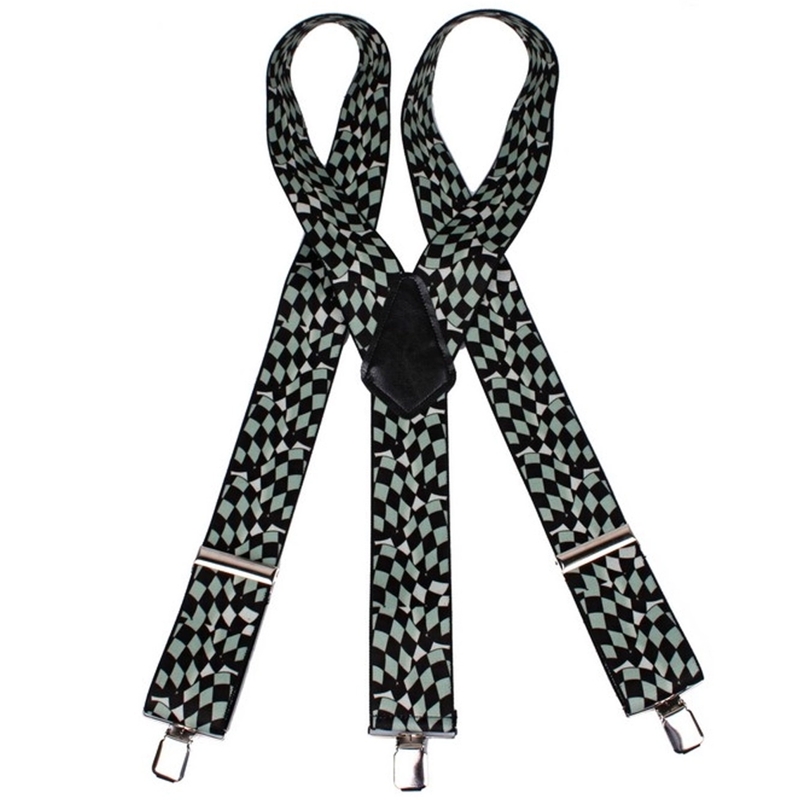 Sukkanauhat, joissa on shakkilauta