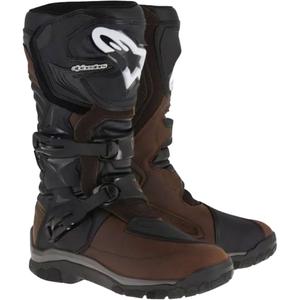 Alpinestars Corozal Adventure Oiled Drystar ruskea ja musta Moottoripyöräilykengät