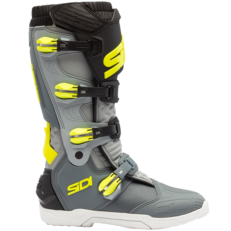 Moottoripyöräsaappaat SiDi X Power SC harmaa-fluo-keltainen