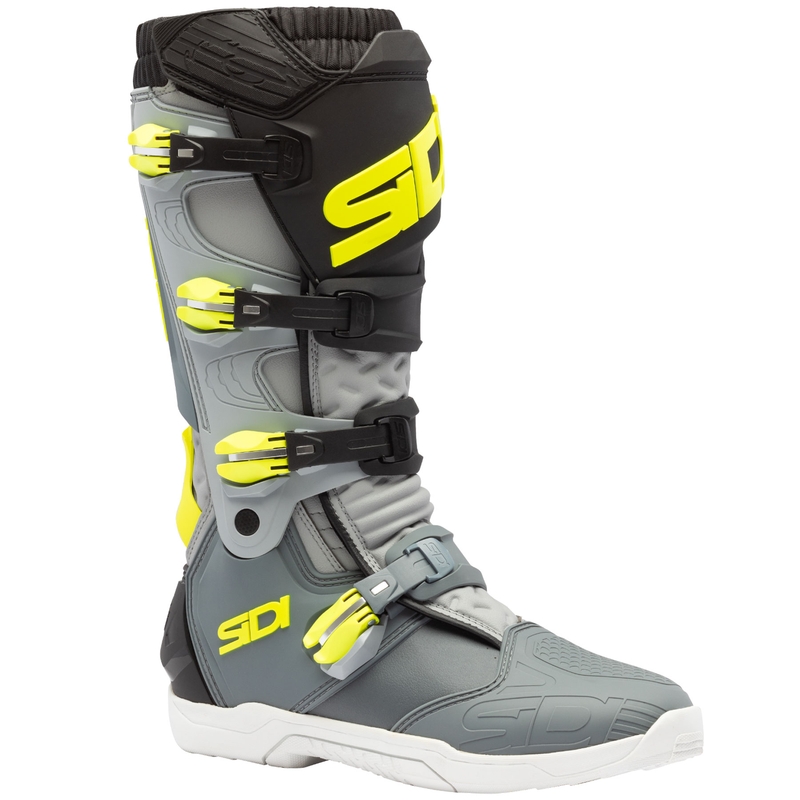 Moottoripyöräsaappaat SiDi X Power SC harmaa-fluo-keltainen
