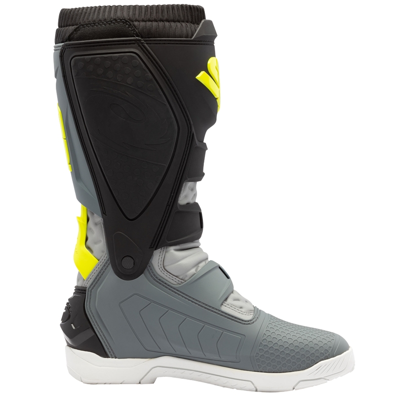 Moottoripyöräsaappaat SiDi X Power SC harmaa-fluo-keltainen