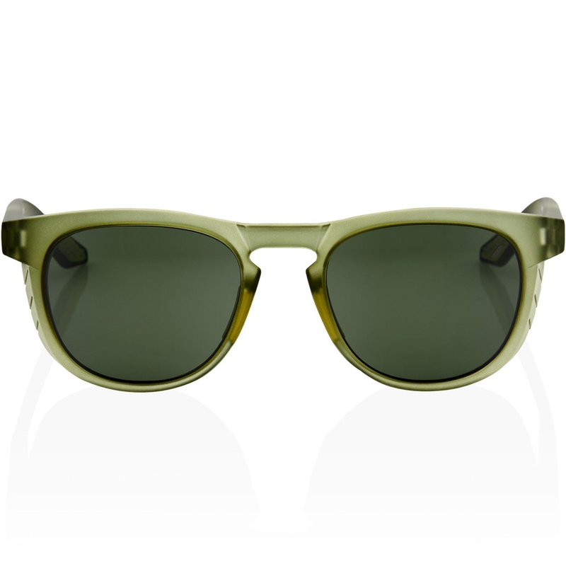 100% Slent-aurinkolasit harmaanvihreällä lasilla