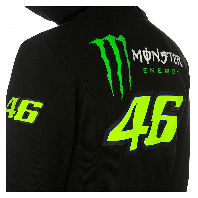 Mikina VR46 Valentino Rossi MONSTER 46 REPLICA FLEECE černá