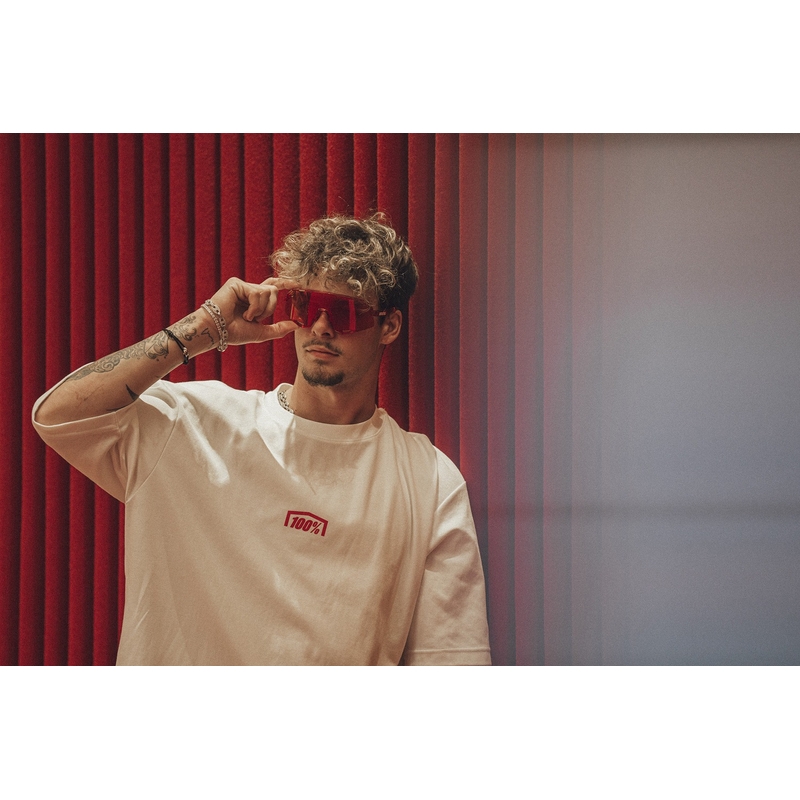 100% Slendale-aurinkolasit HIPER Fire red -lasilla varustettuna